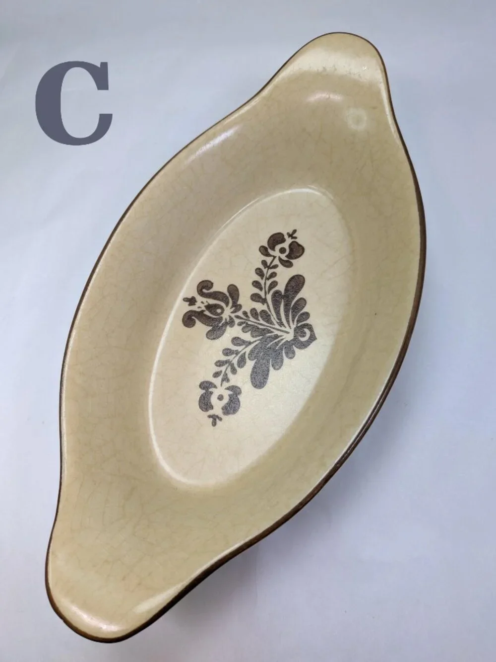 Pfaltzgraff Village Individual (4) Oval Bakers - Nesting Casseroles No Ring